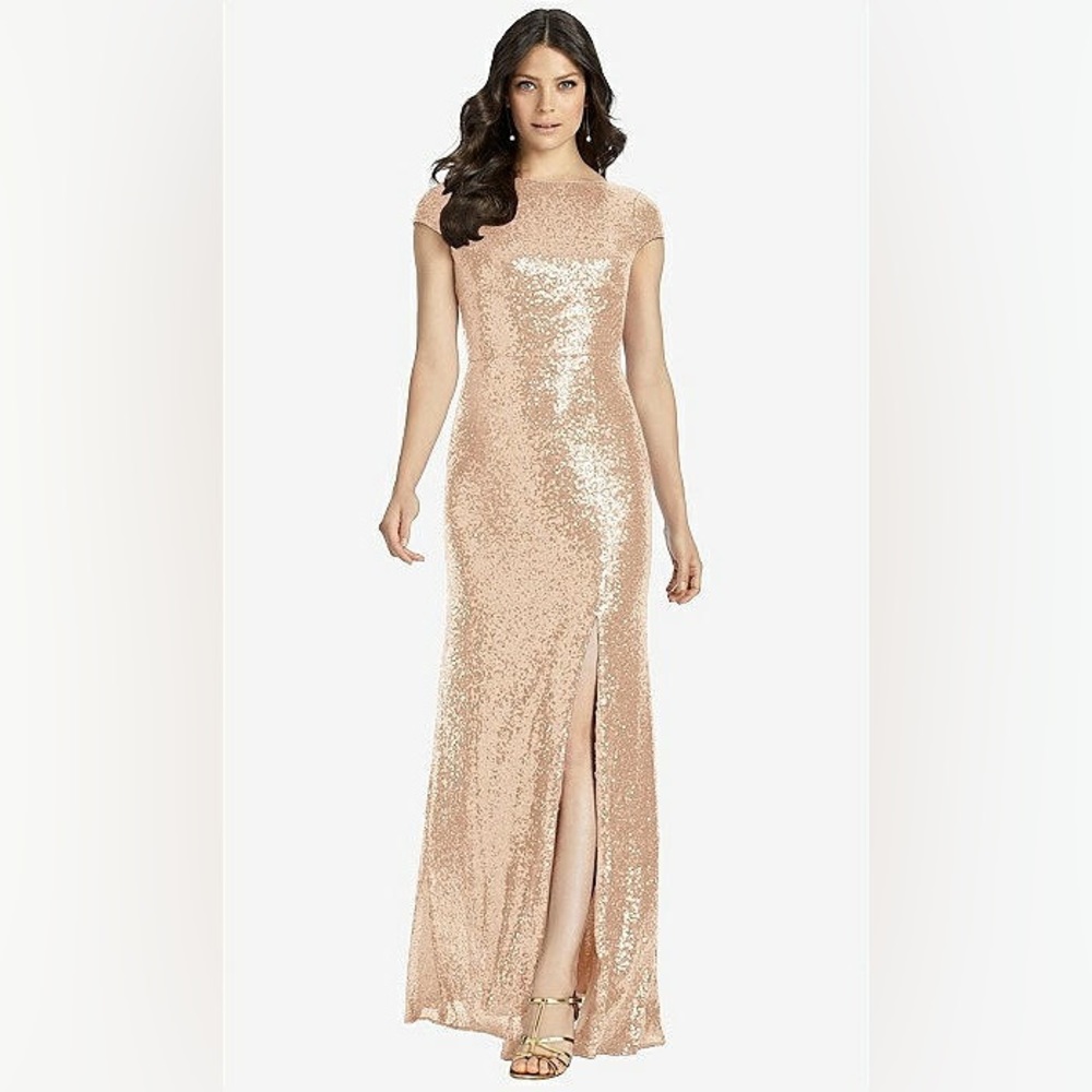 NWT Dessy collection group sequin gown
